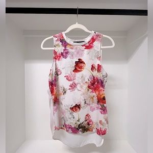 One Clothing - Floral Sleeveless Blouse